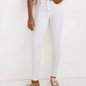 Women's White High-Rise Skinny Jeans